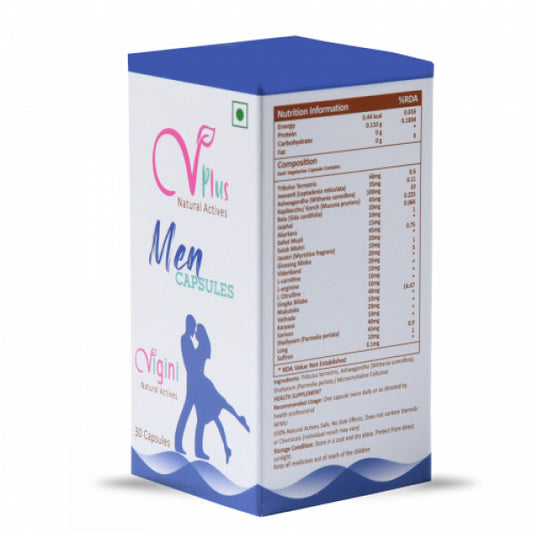 Vigini Vplus Natural Actives Men, 30 Capsules