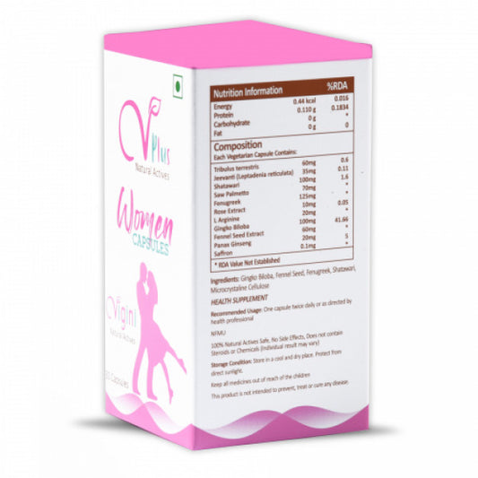 Vigini Vplus Natural Actives Women, 30 Capsules