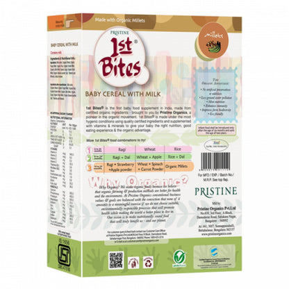 Pristine 1st Bites Organic Millets Baby Cereal Stage 3, 300gm