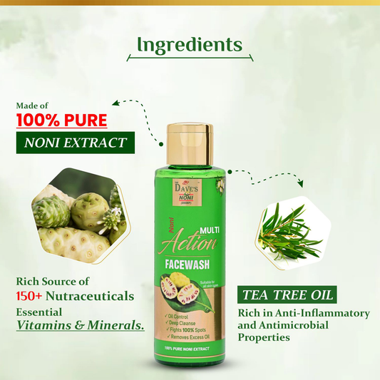 The Dave's Noni Multi Action Facewash, 120ml
