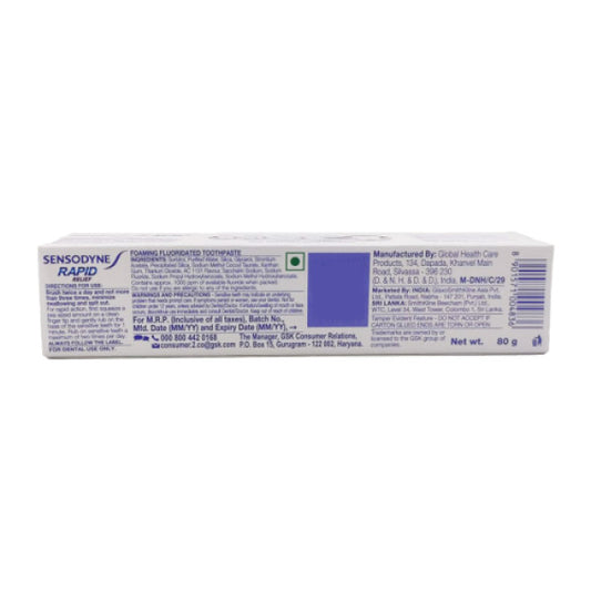 Sensodyne Rapid Relief, 80gm