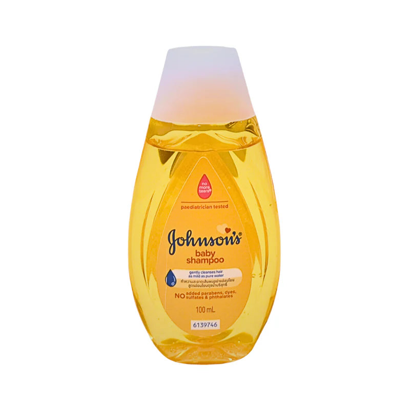 Johnson's Baby Shampoo bottle on a white background