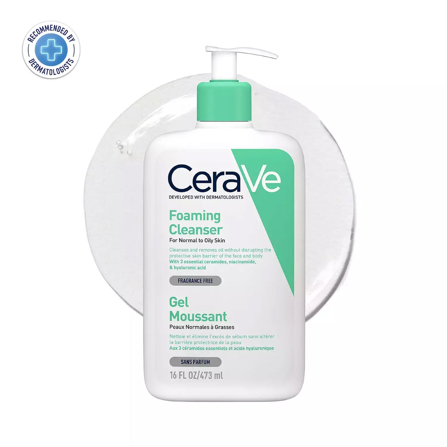 Cerave Foaming Cleanser for Dry Skin, 473ml