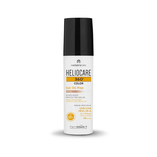 Heliocare 360 Color Gel Oil-Free SPF 50+ (Beige), 50ml
