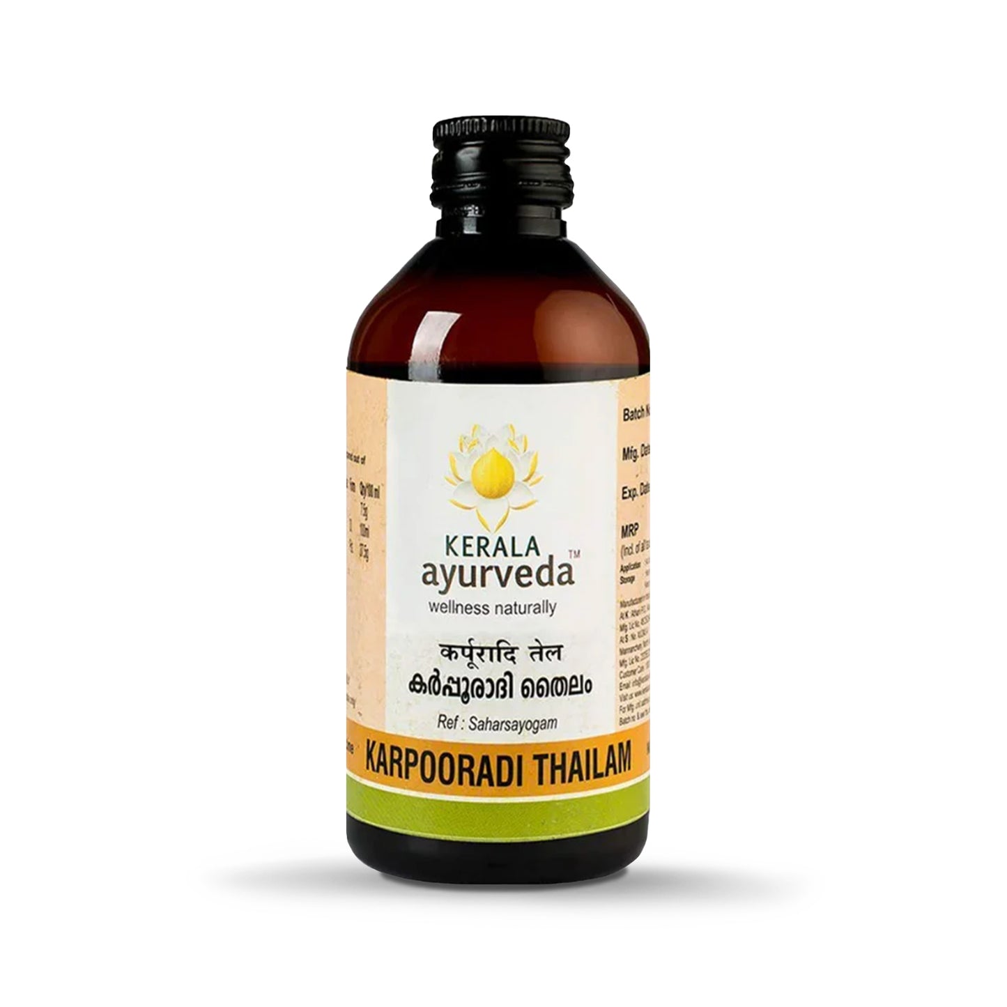 Kerala Ayurveda Karpooradi Thailam, 200ml
