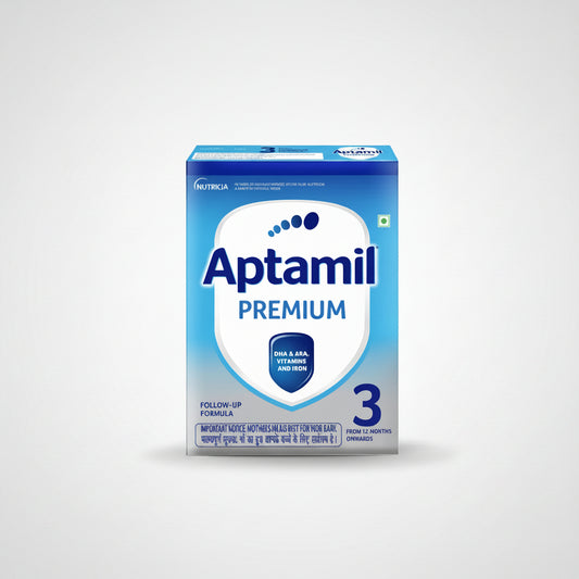 Box of Aptamil Premium 3 Follow-Up Formula from 12 months onwards, 400gm.