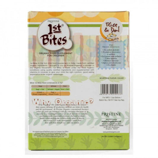 Pristine 1st Bites Organic Rice & Dal Baby Cereal Stage 2, 300gm