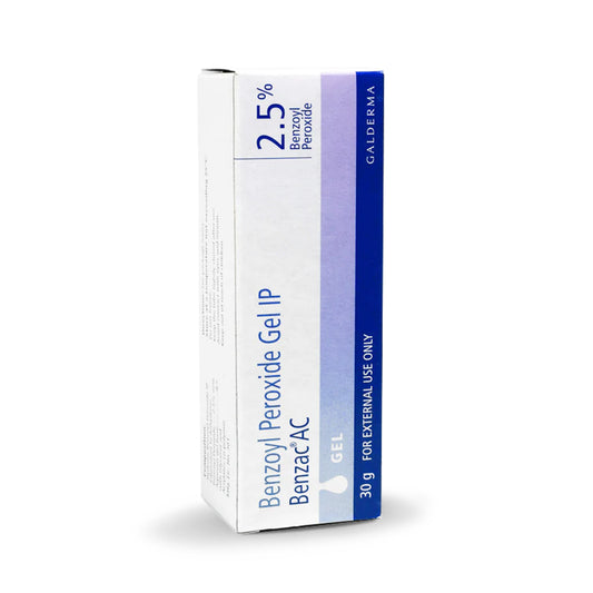 Benzac AC 2.5% Gel, 30gm