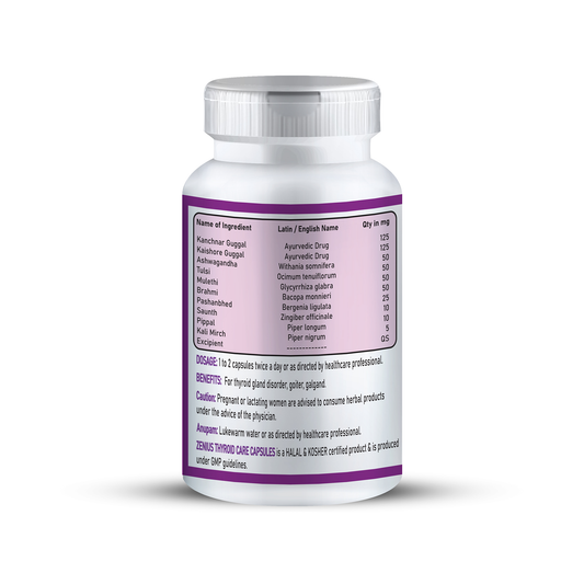 Zenius Thyroid Care, 60 Capsules