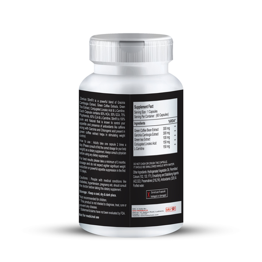 Zenius Slim Fit Softgel Capsules, 60 Capsules