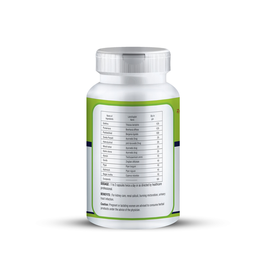 Zenius Kidney Care Capsule For Kidney Stone, 60 Capsules
