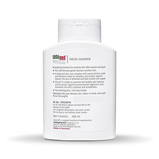 Sebamed Fresh Shower for Sensitive Skin, 200ml