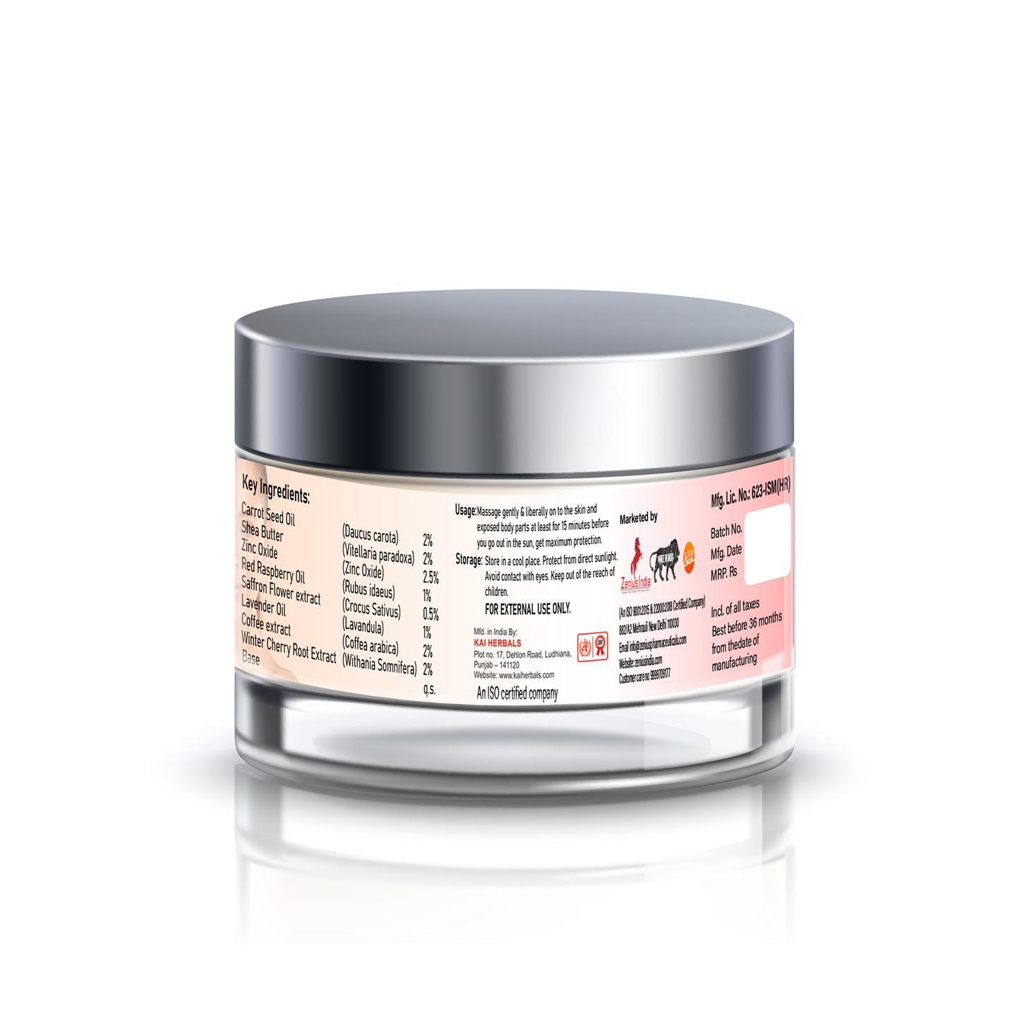 Zenius Youth Again Moisturizing and Hydrating Cream, 30gm