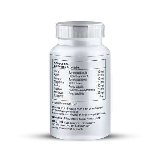 Zenius Hemo Plus Piles Relief Capsules, 60 Capsules