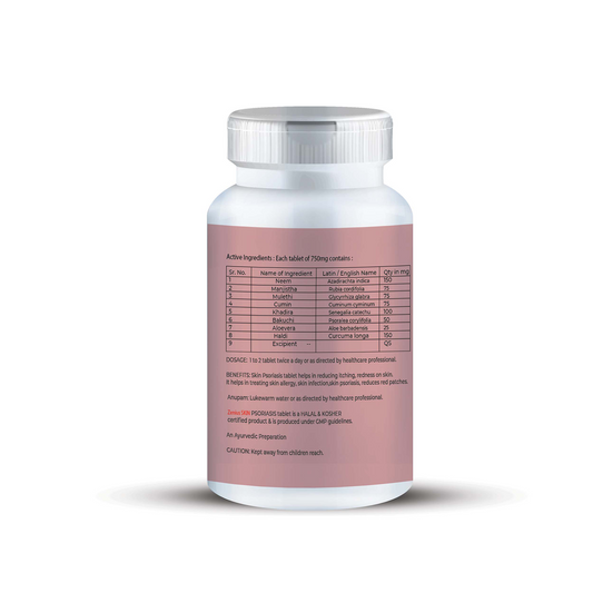 Zenius Skin Psoriasis Care, 60 Tablets