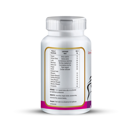 Zenius Lady Care Capsule For Leucorrhoea, 60 Capsules