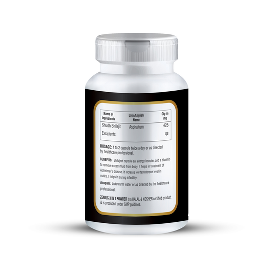 Zenius Shilajeet Capsule For Sexual Health, 60 Capsules