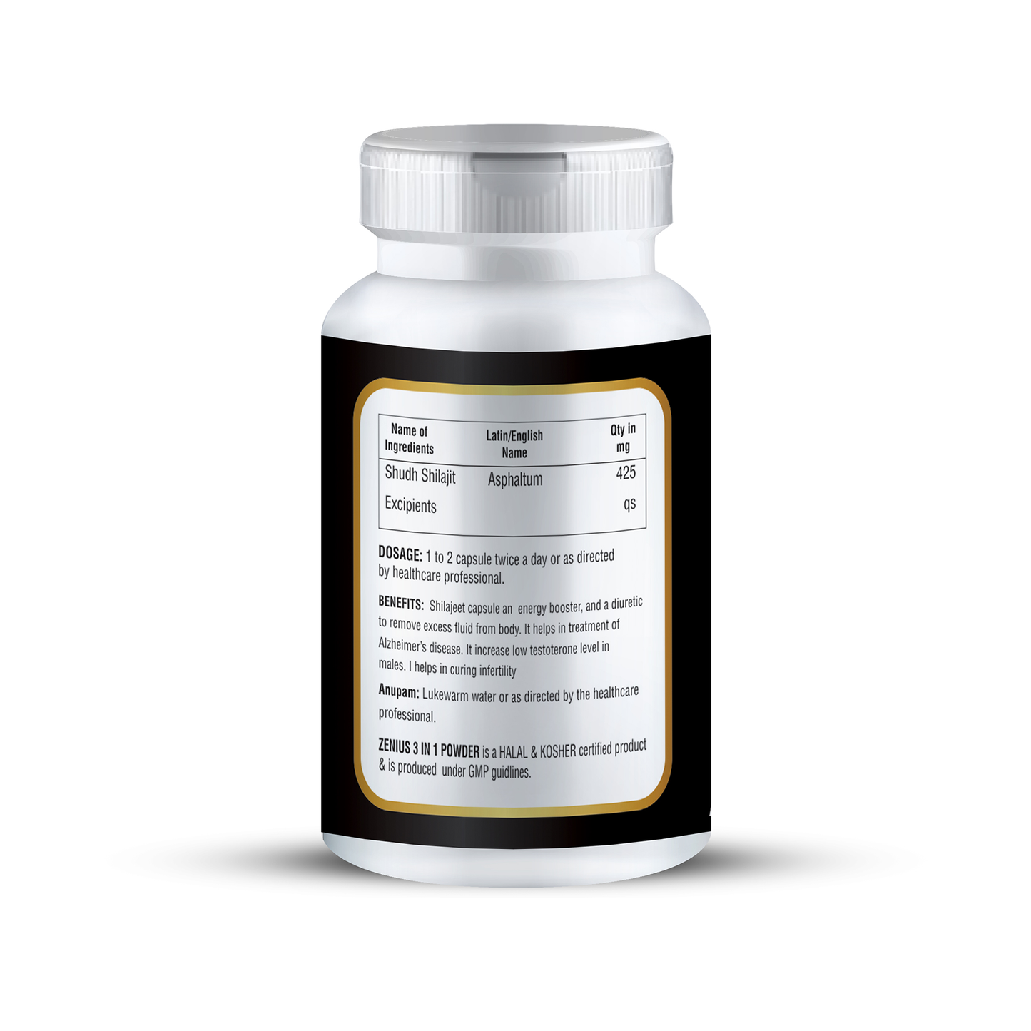 Zenius Shilajeet Capsule For Sexual Health, 60 Capsules