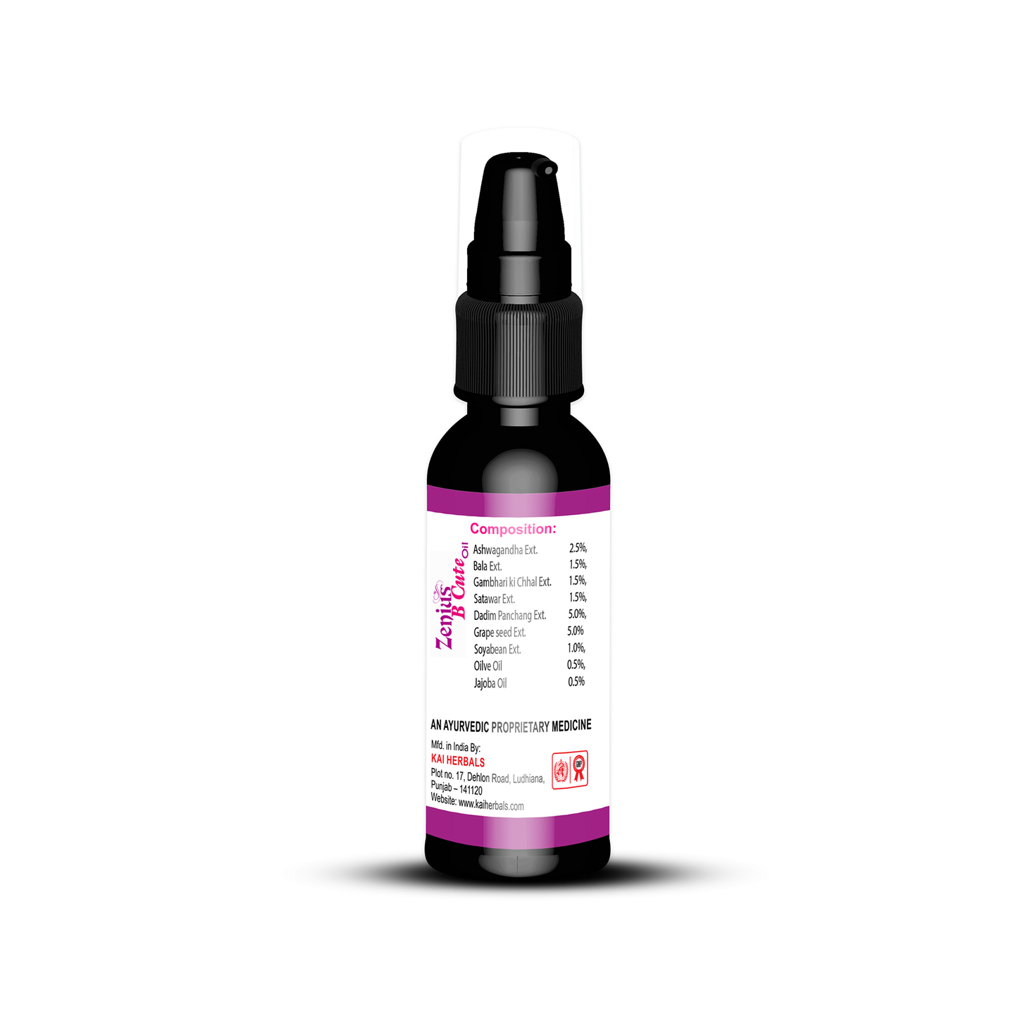 Zenius B Cute Oil For Breast Reduction & Breast Tightening, 50ml
