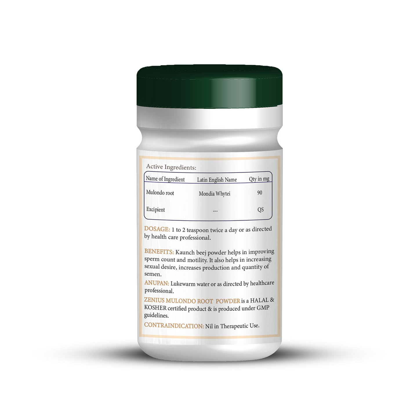Zenius Mulondo Root Powder, 100gm