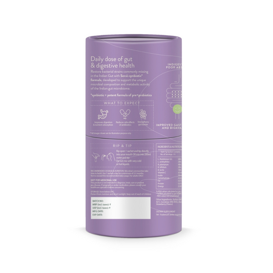 Sova Gut Set Go Daily Gut Booster, 15 Vegan Sachets