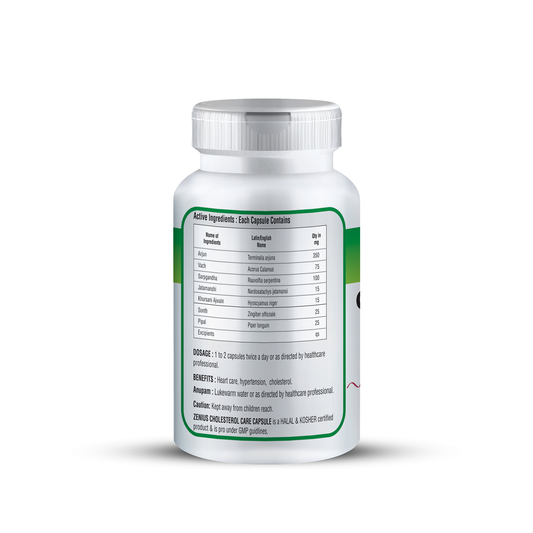 Zenius Cholestrol Care Capsule For Cholesterol Control, 60 Capsules