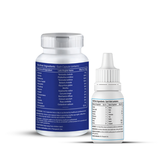 Zenius Eye Care Kit (30ml Oil & 60 Capsules)