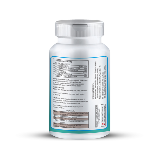 Zenius Beauty Capsules For Hair, Skin & Nail, 60 Capsules
