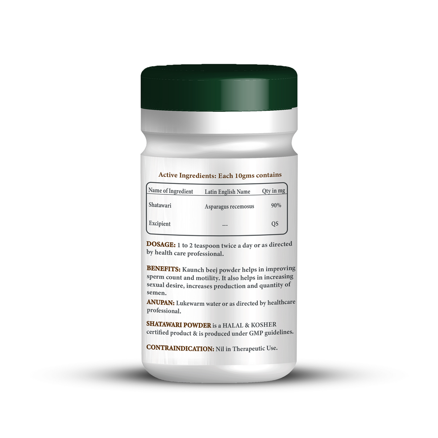 Zenius Shatavari Seed Immunity Booster Powder For Women & Men, 100gm