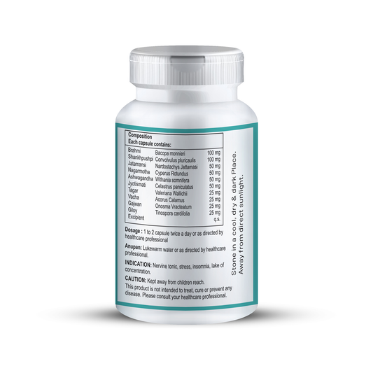 Zenius Brain Power Brain Booster, 60 Capsules