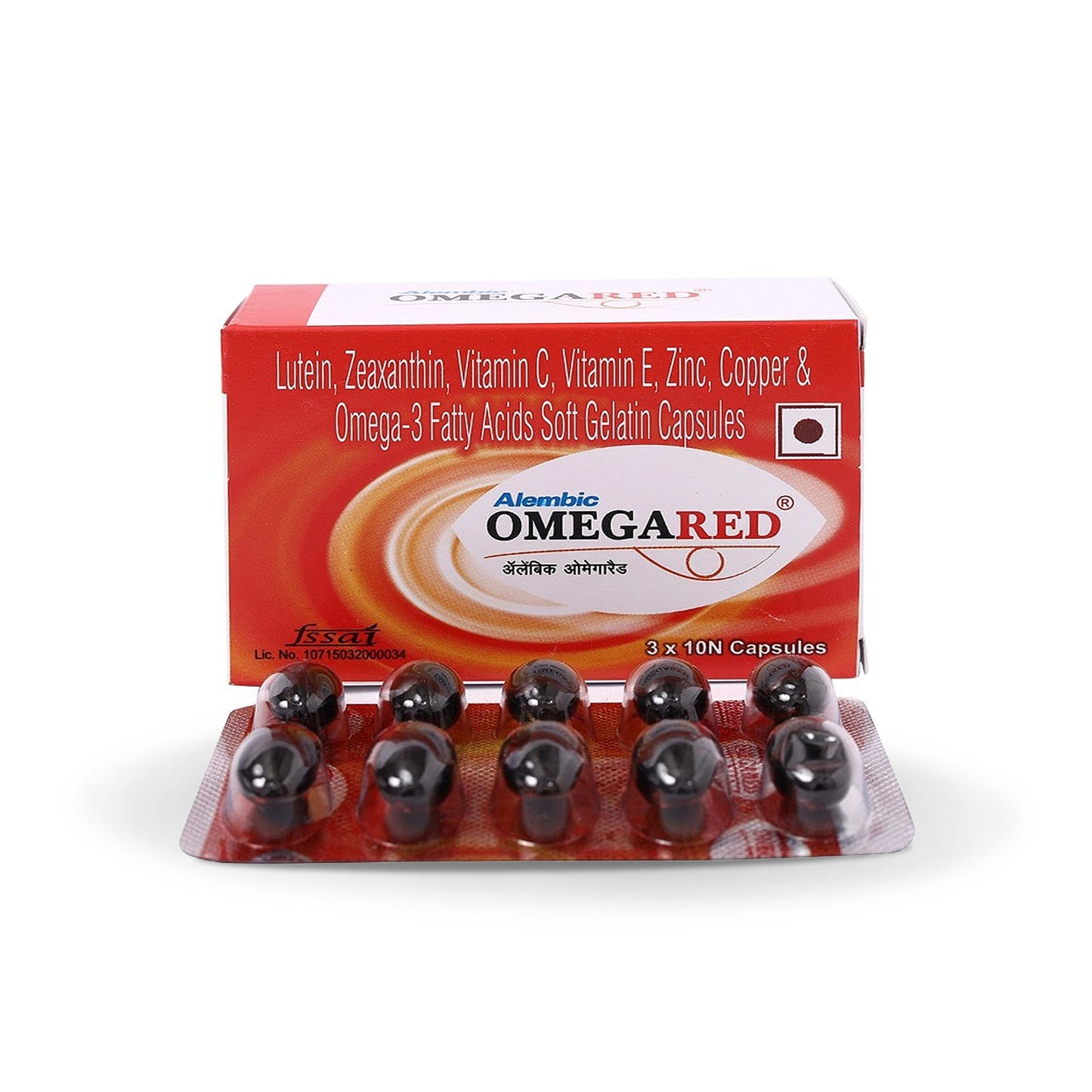 Omegared, 10 Capsules