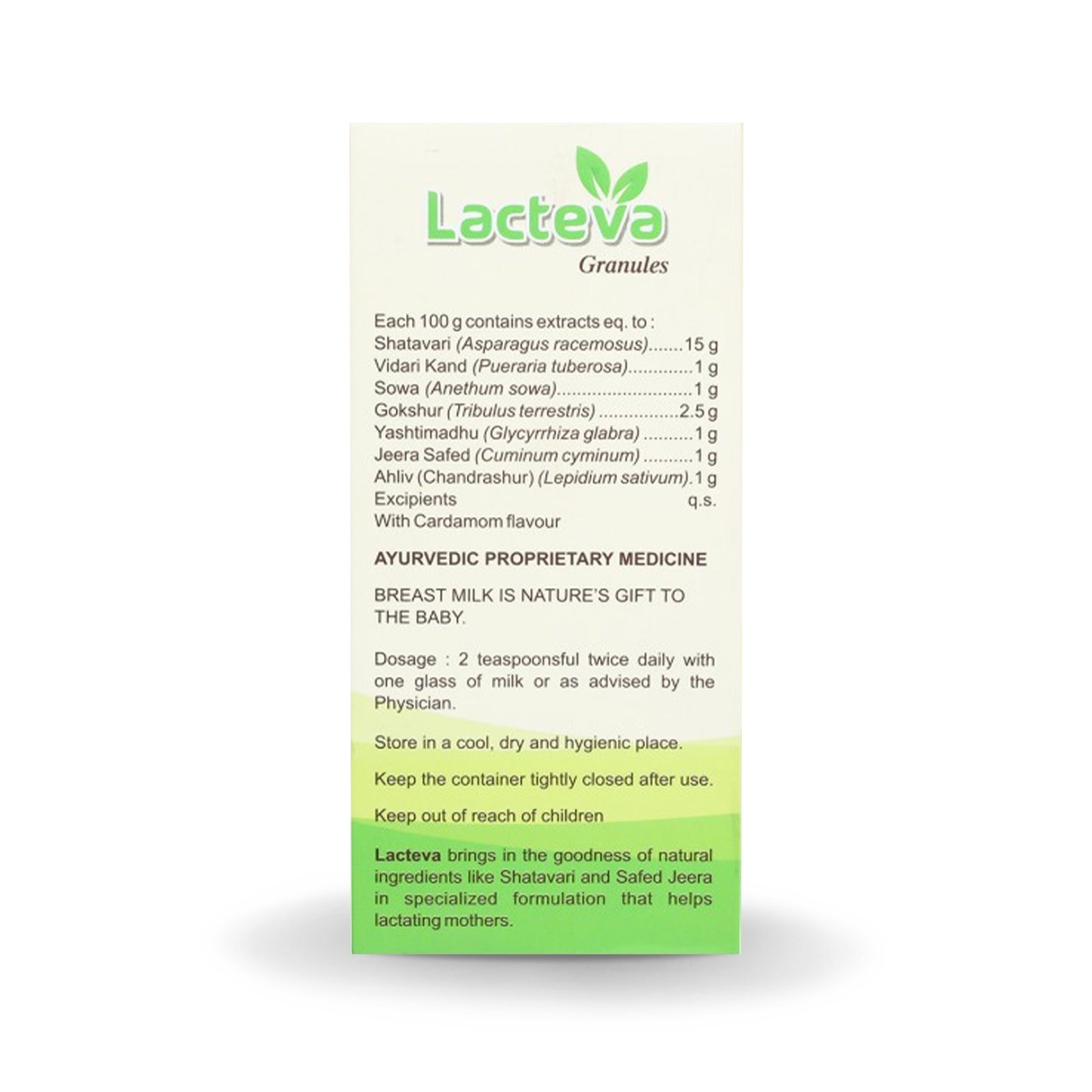 Lacteva Elaichi Flavour Granules, 200gm