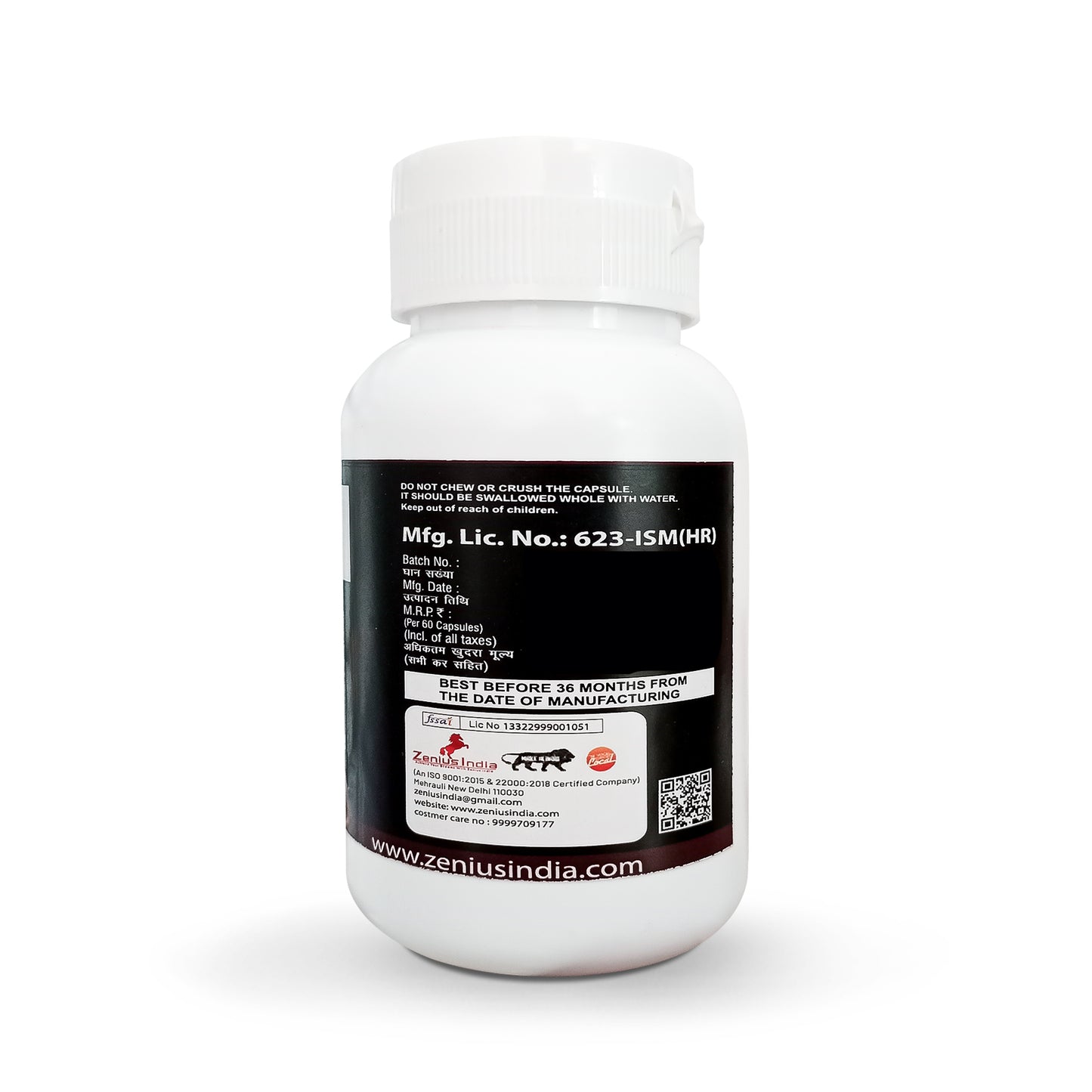 Zenius Grow Up Softgel Capsules, 60 Capsules