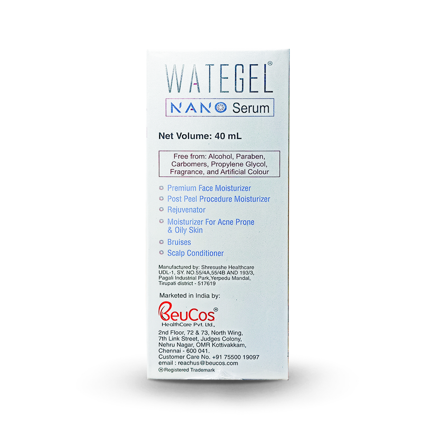 WateGel Nano Serum, 40ml