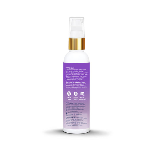 Bake 2% Ceramide Broad Spectrum Sunscreen with Vitamin C SPF 50 PA+++ Lightweight & Non-Greasy Sunscreen, 100gm