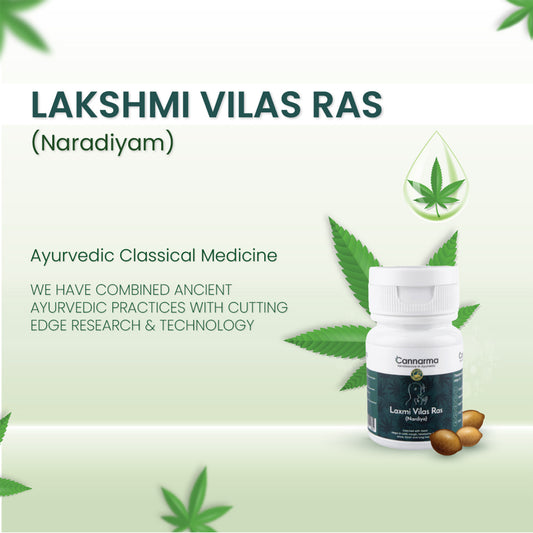 Cannarma Laxmivilas Ras for Cough, Cold, Headache & Fever, 30 Tablets