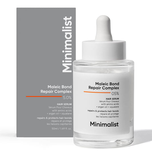 Minimalist Maleic Bond Repair Complex 05% Hair Serum For Soft & Smooth Hair, 50ml