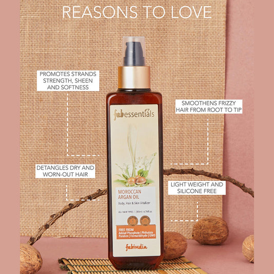 Fabessentials Moroccan Argan Oil, 200ml