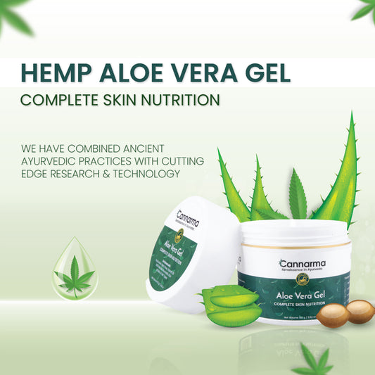 Cannarma Hemp Aloe Vera Gel, 100gm