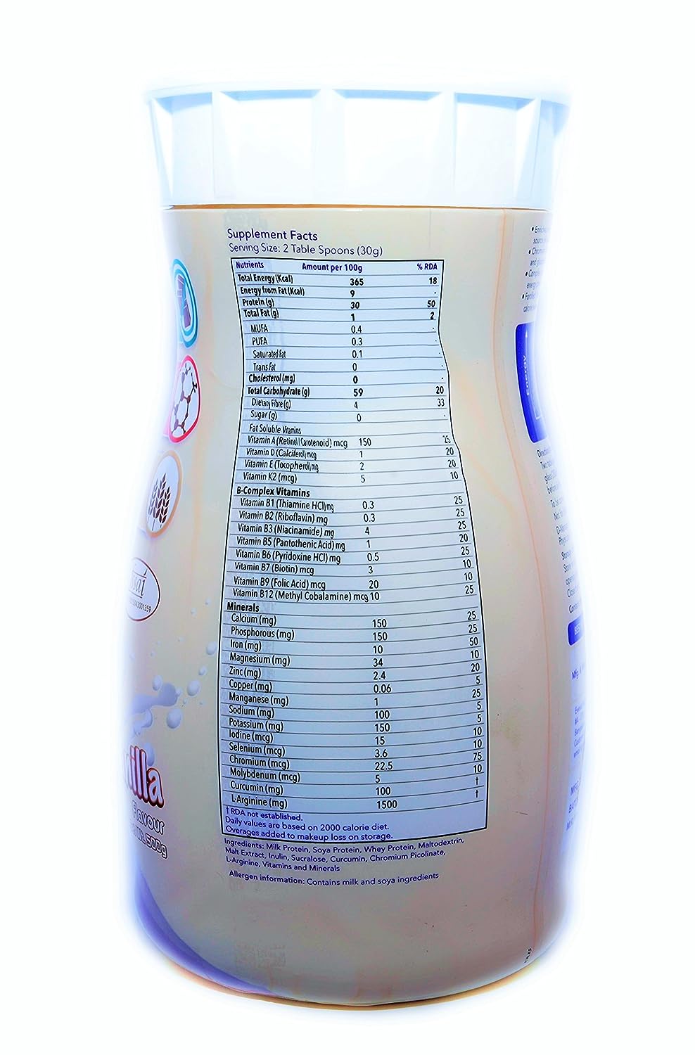 D-Manage Powder (Vanilla), 500gm