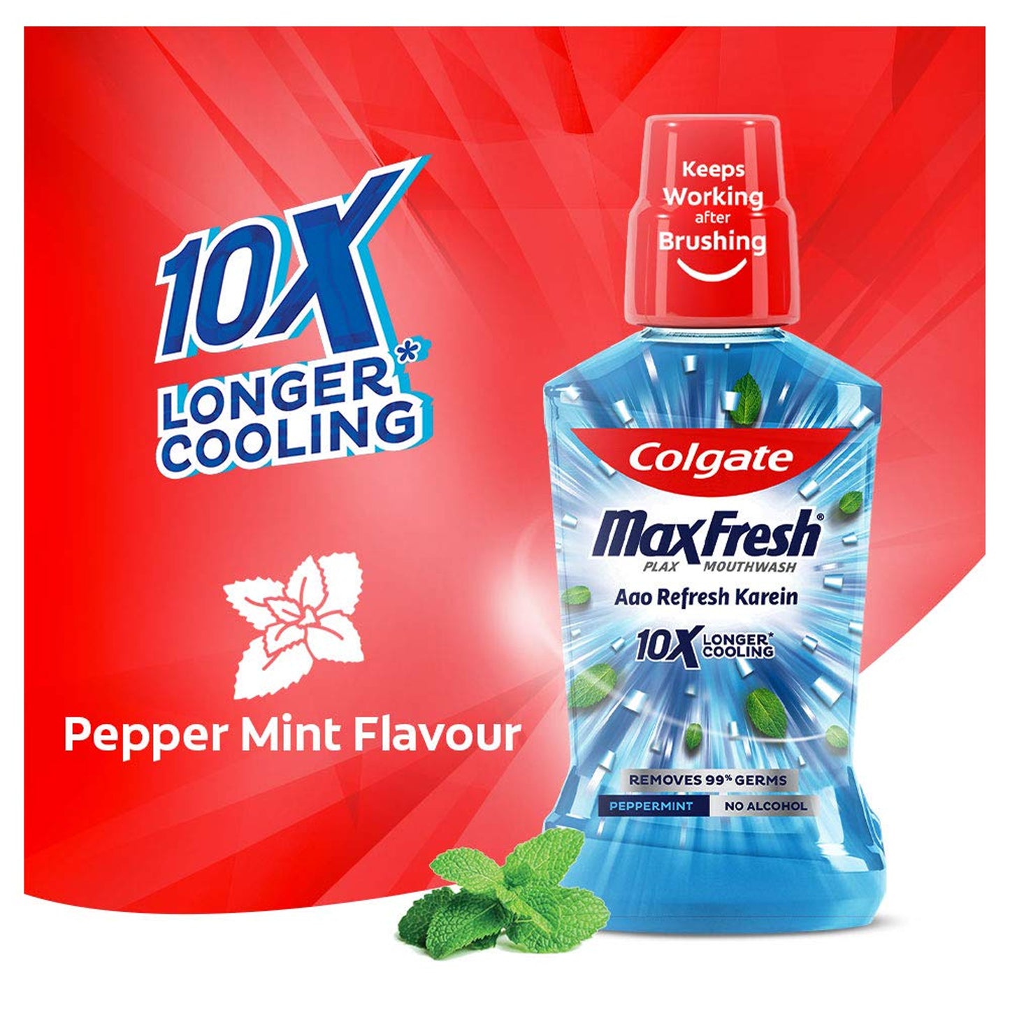 Colgate Plax Mouthwash Peppermint, 250ml