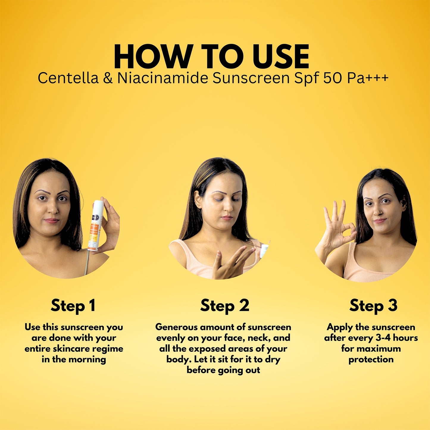 Vandyke Centella & Niacinamide Sunscreen Spf 50 PA+++, 50gm