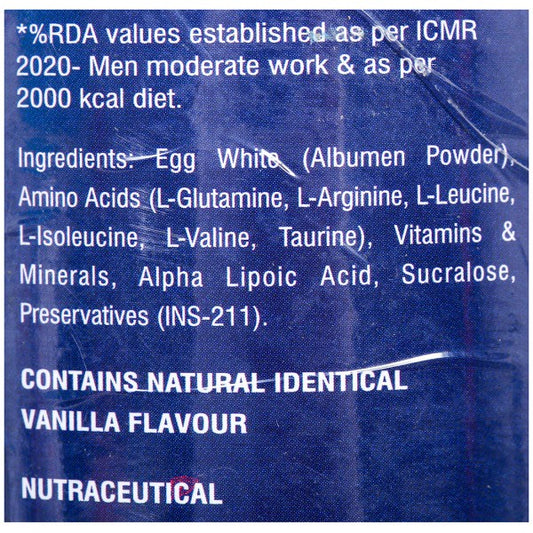 Albuzest Reno Sugar Free Vanilla Flavour Powder, 400gm