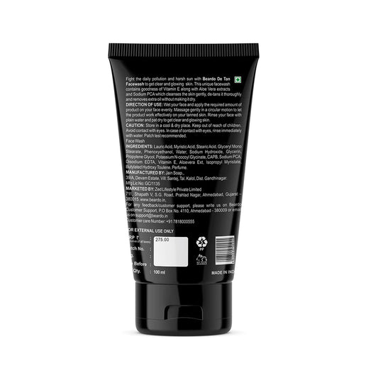 Beardo De-Tan Face Wash, 100ml