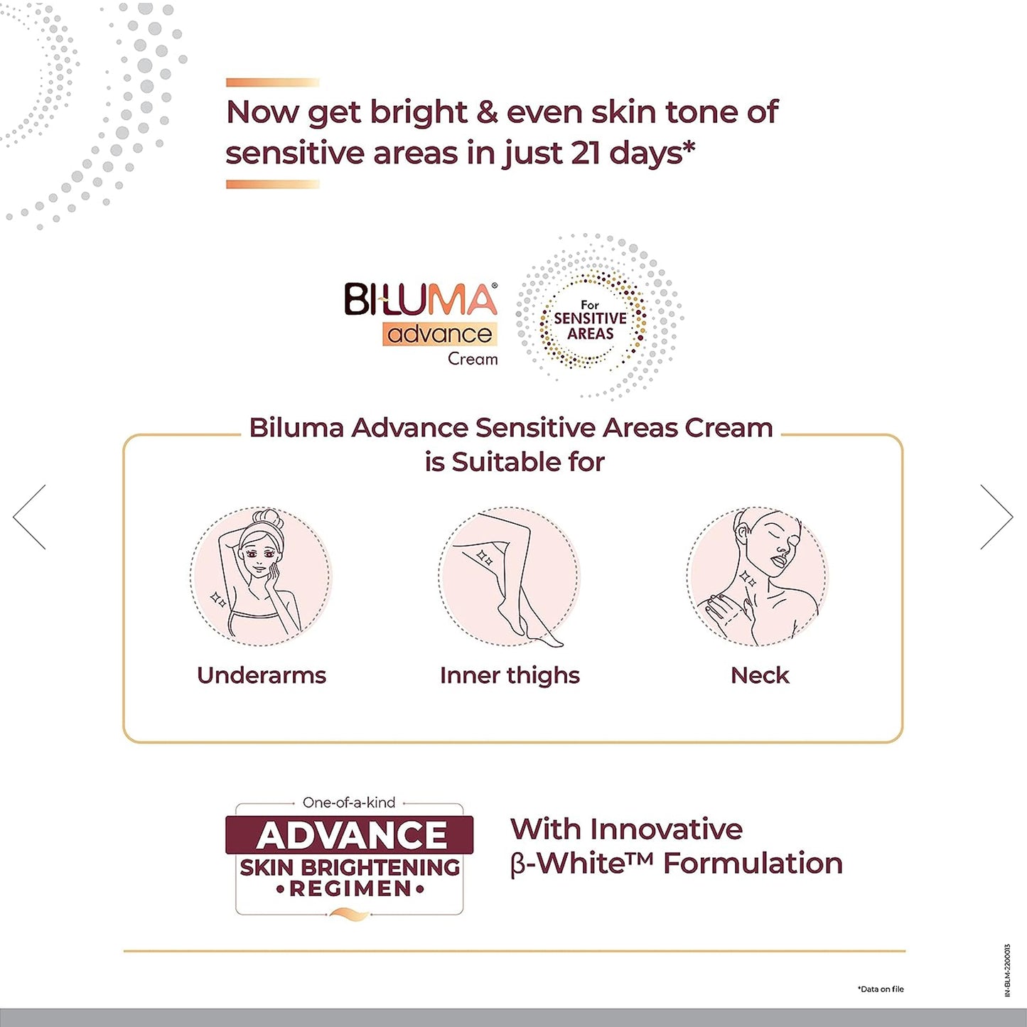 Biluma Advanced Cream For Sensitive Areas, 25gm
