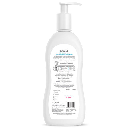 Cetaphil Restoraderm Skin Restoring Body Wash, 295ml