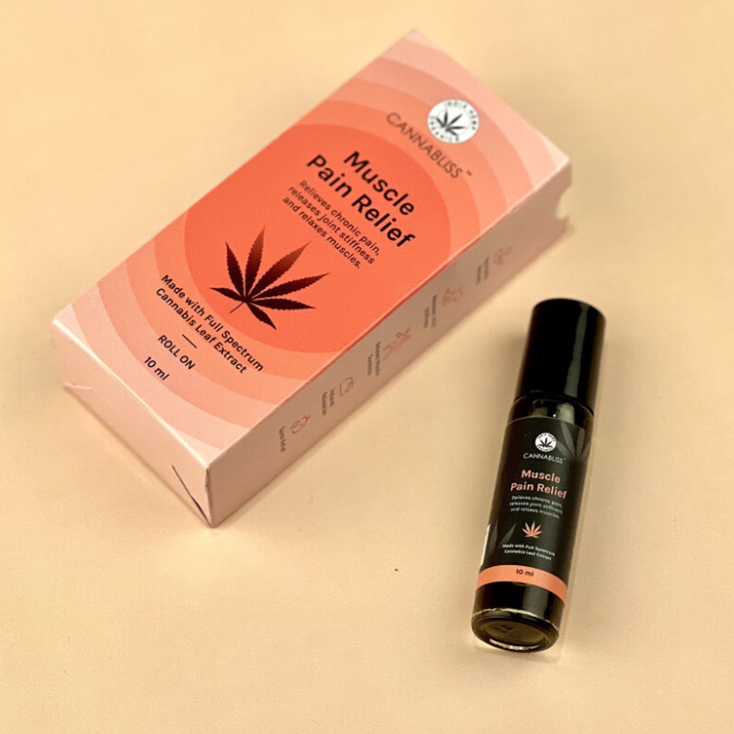 India Hemp Organics Cannabliss Muscle Relief, 10ml
