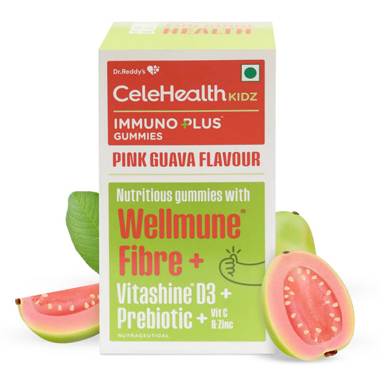 CeleHealth Kidz Immuno Plus Pink Guava Gummies, 30's