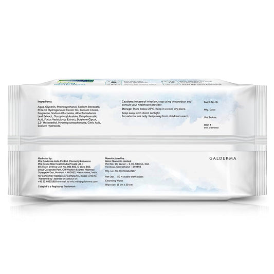 Cetaphil Baby Gentle Wipes, 80s