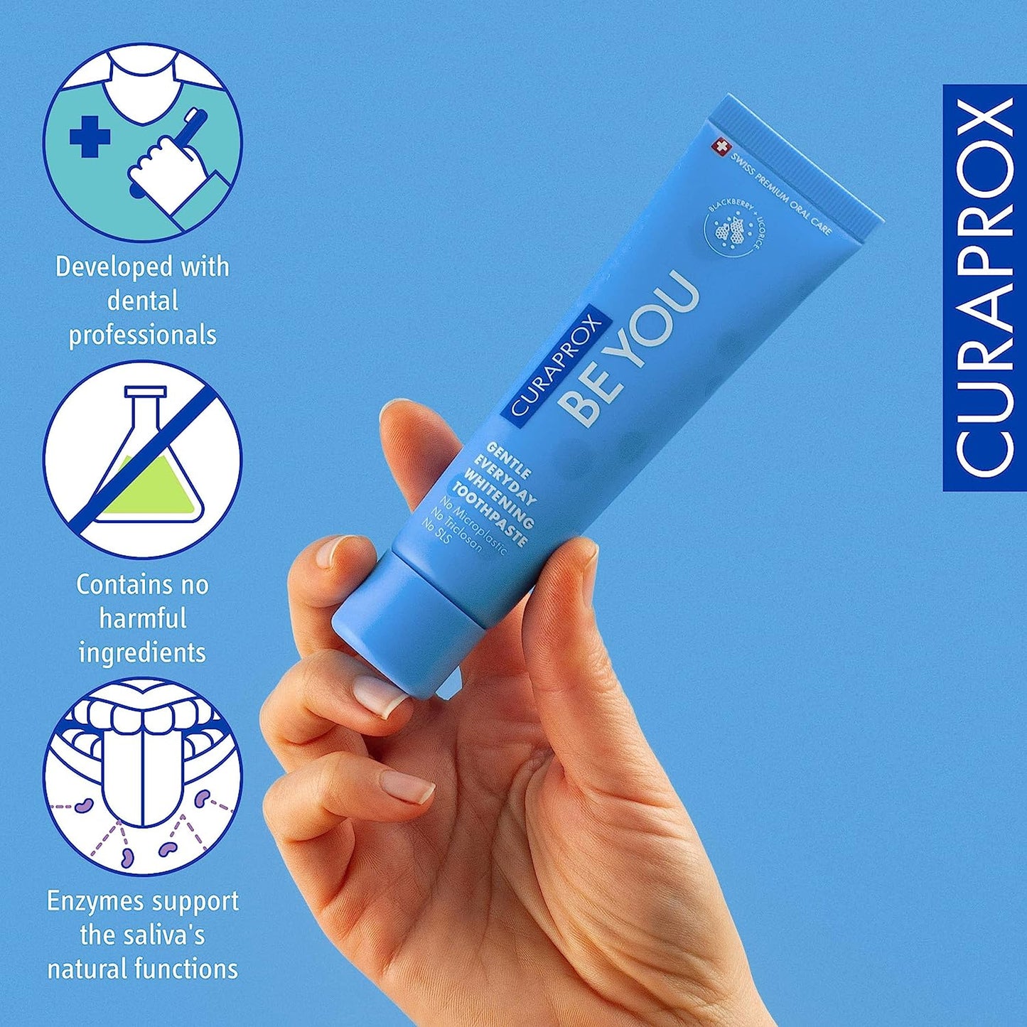Curaprox Be You Black Berry+Licorice Toothpaste, 60ml